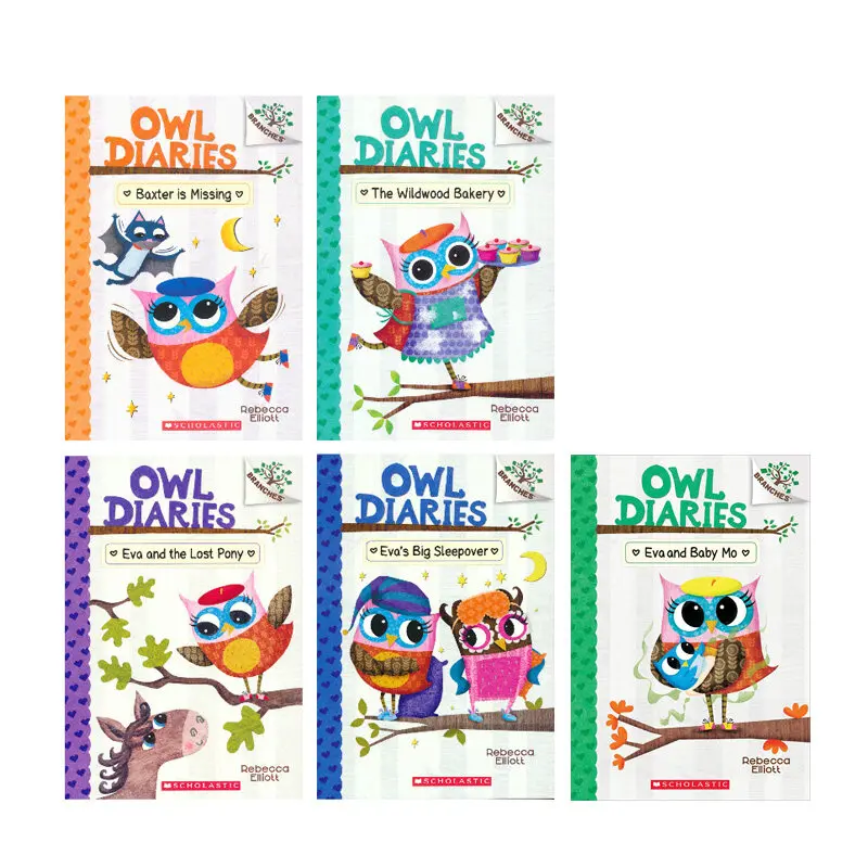 Milu Original English 5Pcs Set Owl Diaries#6-10 Bridge Book Scholastic Branches Full Color Picture
Milu Original English 5Pcs Set Owl Diaries#6-10 Bridge Book Scholastic Branches Full Color Picture
