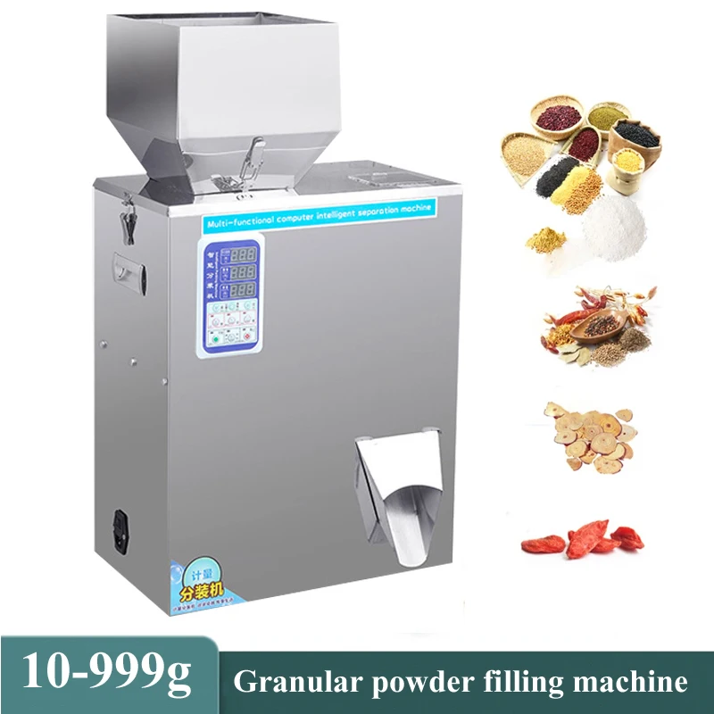 Quantitative Filling Machines Tea Seed Wolfberry Granule Powder Filling Machine Desktop Automatic Packaging Machine
Quantitative Filling Machines Tea Seed Wolfberry Granule Powder Filling Machine Desktop Automatic Packaging Machine