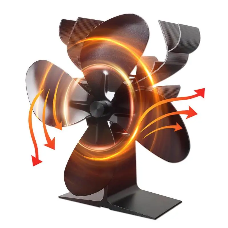 Heat Powered Fan Wood Fireplace Fan Heat Powered 4 Aluminum Flabellum Stronger Rustproof Stove Fan for Wood Stove Pellet Stove
Heat Powered Fan Wood Fireplace Fan Heat Powered 4 Aluminum Flabellum Stronger Rustproof Stove Fan for Wood Stove Pellet Stove