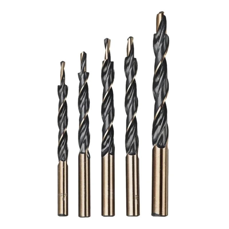 

dwan Step Drill Bits High Speed Steel Bit For Drilling Wood Plastic Metal Aluminum 8-4/9-5/10-5/10-6/12-8mm Woodworking Tool