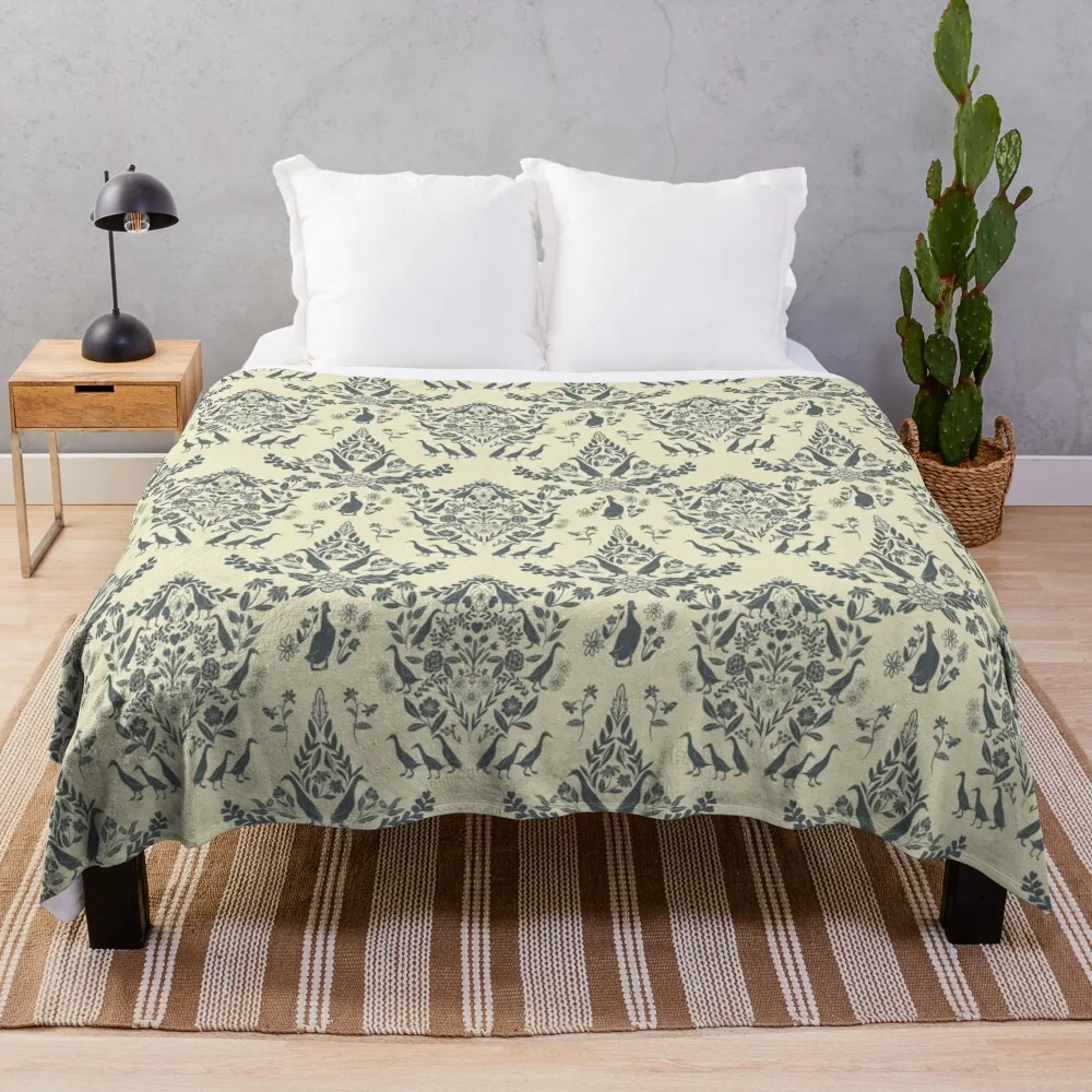Runner Ducks Damask pattern in grey and cream Throw Blanket Sofa Quilt Retros Decoratives Blankets
Runner Ducks Damask pattern in grey and cream Throw Blanket Sofa Quilt Retros Decoratives Blankets