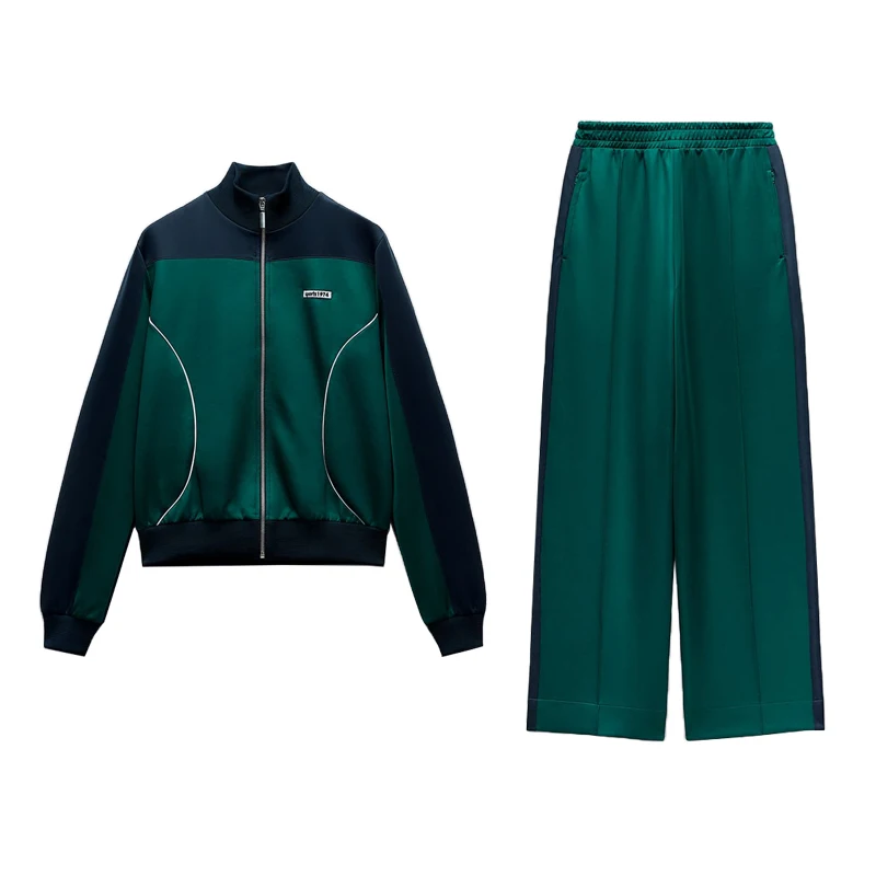 2024 Sweatpants Women's Warm Tracksuit 2023 Winter Cotton Two Piece Set Wide Leg Pants Trouser Suits For Women Zipper Outfits
2024 Sweatpants Women's Warm Tracksuit 2023 Winter Cotton Two Piece Set Wide Leg Pants Trouser Suits For Women Zipper Outfits