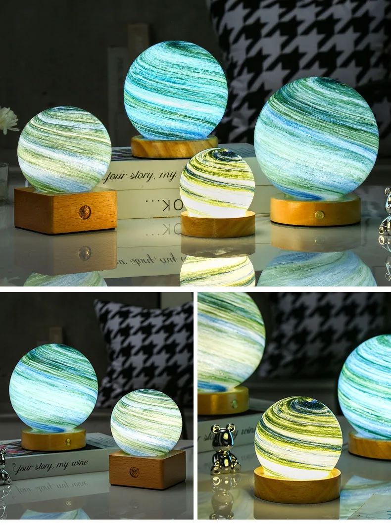 Lantern Sunset Table Lamp Atmosphere Rainbow Lamp Wandering Planet Small Night Lamp Bedroom Bedside Lamp Birthday Gift
Lantern Sunset Table Lamp Atmosphere Rainbow Lamp Wandering Planet Small Night Lamp Bedroom Bedside Lamp Birthday Gift
