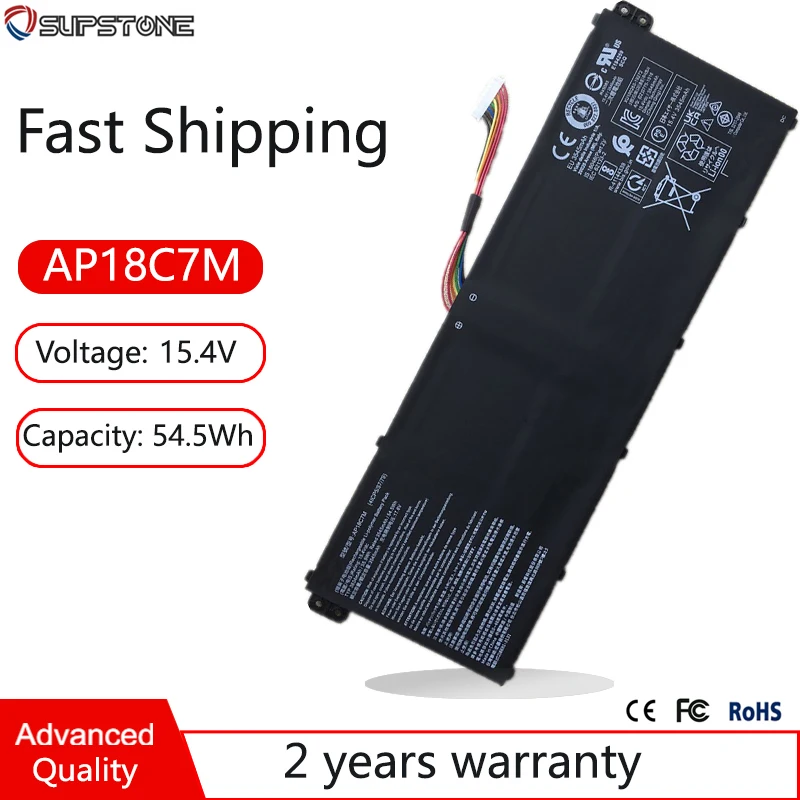 

AP18C7M AP18C7K Laptop Battery For Acer Spin 5 SP513-54N,Swift 3 SF313-52G,SF514-55GT,54G,Aspire 3 A317-51G,N19H3,4ICP5/57/79