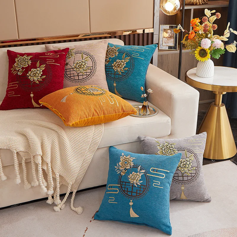 Modern Simple Sofa Cushion Cover Chinese Style Home Pillow Cover Bedroom Lumbar Pillow Backrest Bedside Pack 45x45
Modern Simple Sofa Cushion Cover Chinese Style Home Pillow Cover Bedroom Lumbar Pillow Backrest Bedside Pack 45x45
