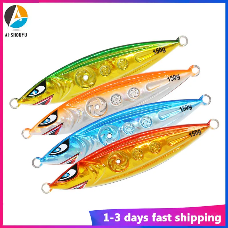 AI-SHOUYU Metal Jig Slow Casting Spoon150g/200g/250g Artificial Bait Off Shore Lead Jigging Saltwater Fishing Tackle Minnow Lure
AI-SHOUYU Metal Jig Slow Casting Spoon150g/200g/250g Artificial Bait Off Shore Lead Jigging Saltwater Fishing Tackle Minnow Lure
