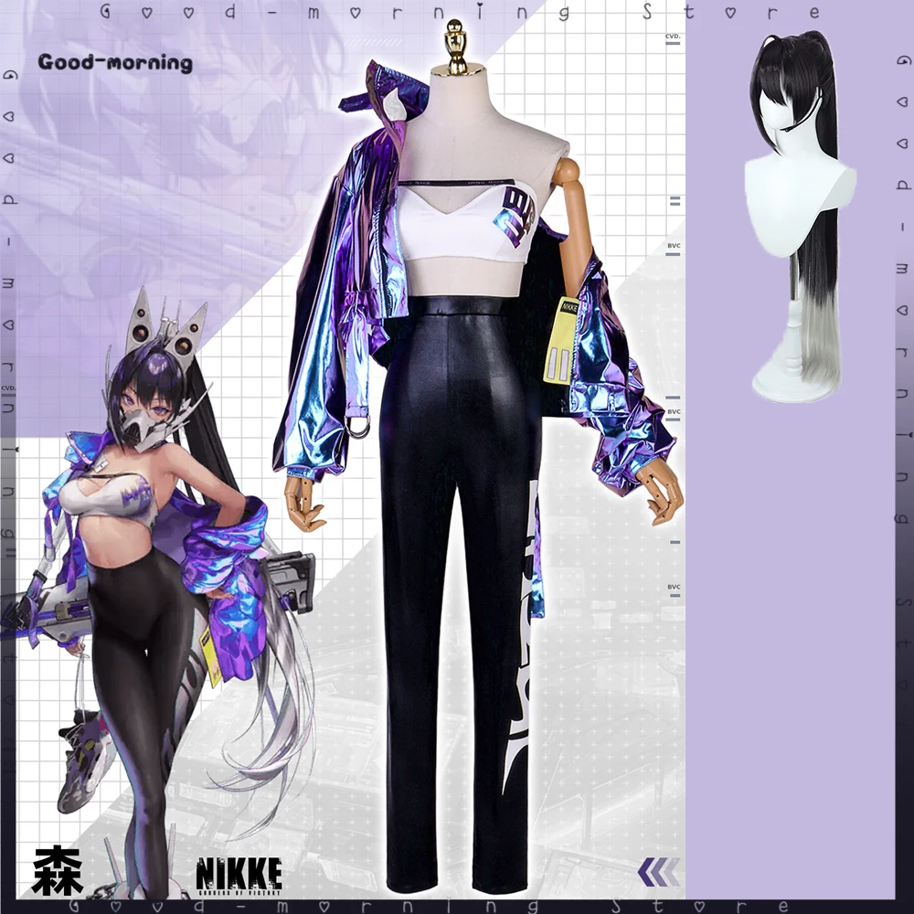 Anime NIKKE The Goddess Of Victory Sen Game Suit wig Cosplay Sexy Uniform Halloween Carnival Party Sen Role Play Outfit Women
Anime NIKKE The Goddess Of Victory Sen Game Suit wig Cosplay Sexy Uniform Halloween Carnival Party Sen Role Play Outfit Women