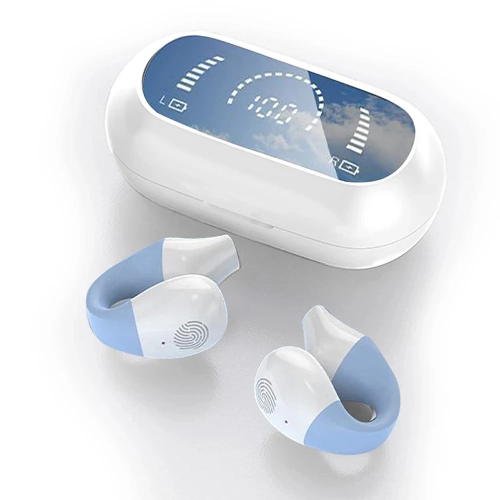 S03 Bone Conduction Bluetooth-compatible Sports Headphones Non-in-ear Wireless Earbud Noise Reduction With Charging Box
S03 Bone Conduction Bluetooth-compatible Sports Headphones Non-in-ear Wireless Earbud Noise Reduction With Charging Box