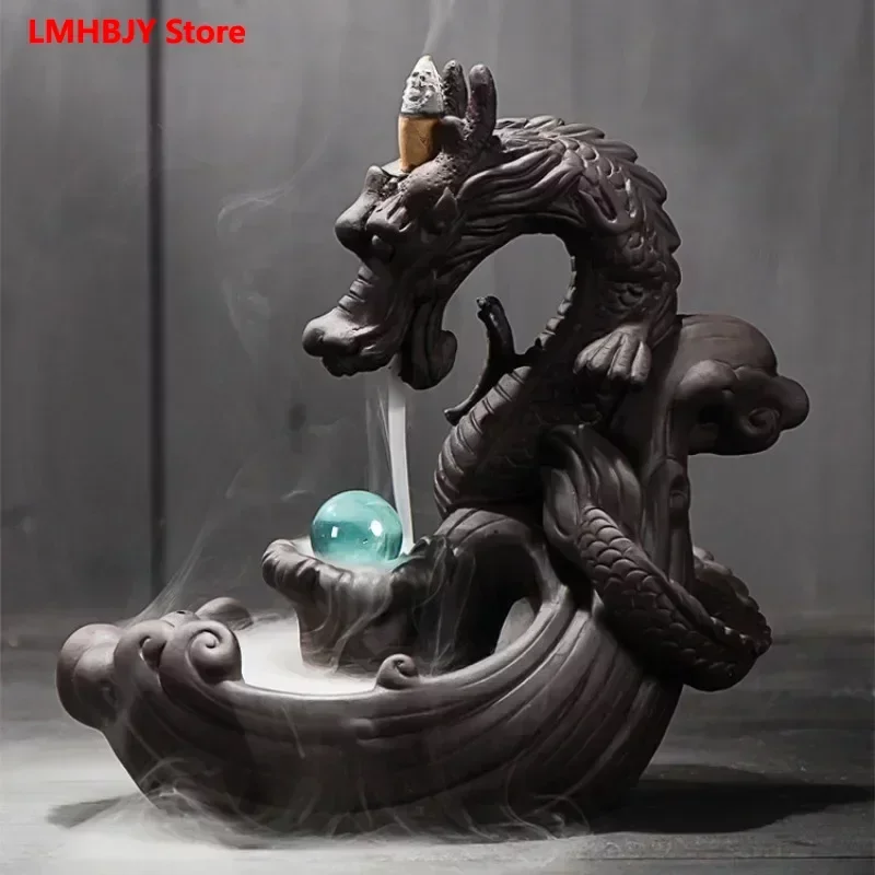 Large Purple Sand Backflow Incense Burner Tea Decoration Creative Incense Burner Dragon Home Decoration Incense.
Large Purple Sand Backflow Incense Burner Tea Decoration Creative Incense Burner Dragon Home Decoration Incense.