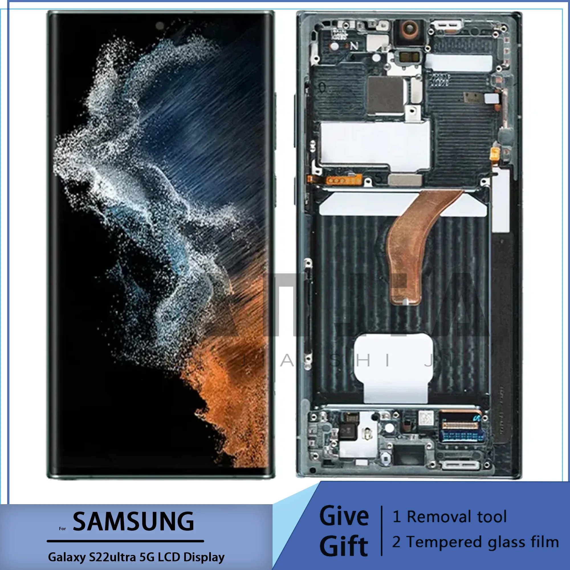 6.8" Original S908E LCD For Samsung Galaxy S22 Ultra 5G Display LCD Screen With Frame SM-S908B/DS S908N S908U LCD Display Parts
6.8" Original S908E LCD For Samsung Galaxy S22 Ultra 5G Display LCD Screen With Frame SM-S908B/DS S908N S908U LCD Display Parts