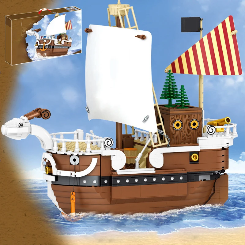 1048PCS MOC The Merri Pirate Ship Building Blocks Movie Game Corsair Pirate Boat Model Bricks Set With Figure Puzzle Toys Gift 1048PCS MOC The Merri Pirate Ship Building Blocks Movie Game Corsair Pirate Boat Model Bricks Set With Figure Puzzle Toys Gift