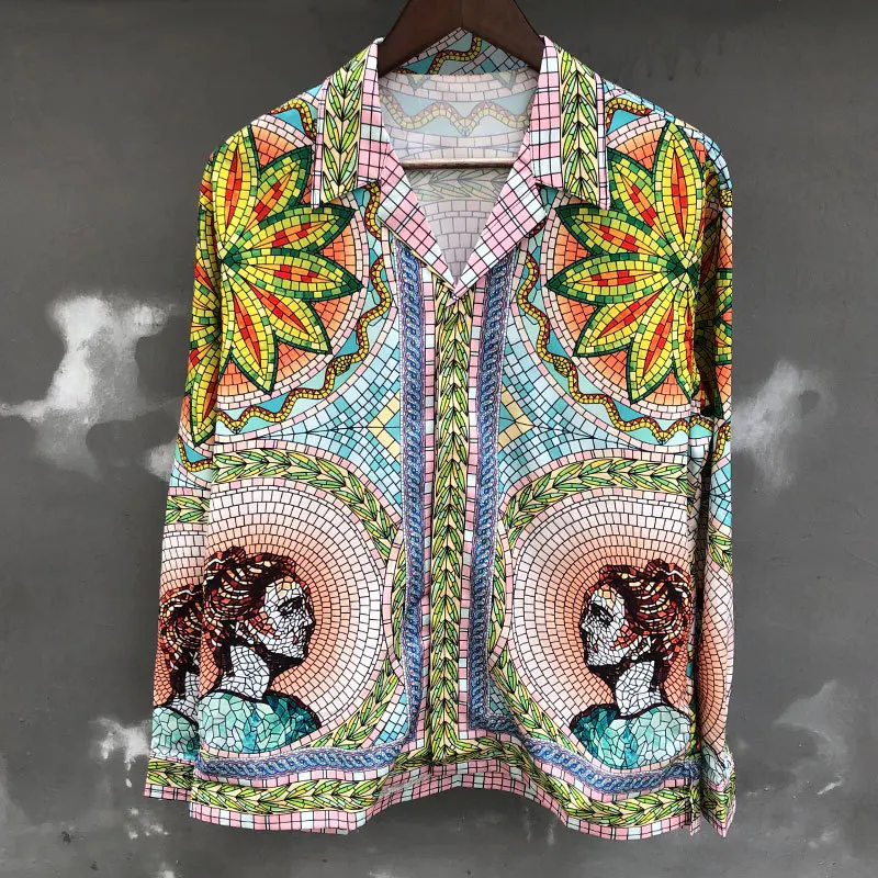 Рубашка мужская с контрастным художественным принтом, модная блуза с длинным рукавом в стиле ретро, в стиле хип-хоп, семейная одежда, богемный Праздничный Принт
Рубашка мужская с контрастным художественным принтом, модная блуза с длинным рукавом в стиле ретро, в стиле хип-хоп, семейная одежда, богемный Праздничный Принт