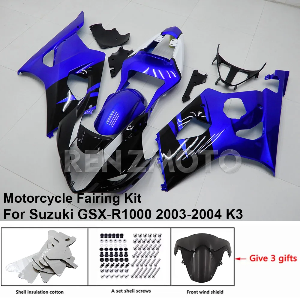 For SUZUKI GSXR 1000 K3 K4 2003-2004 Fairing R/Z S3GA25 GSXR1000 Motorcycle Set Body Kit Decoration Plastic Guard Plate Shell 
For SUZUKI GSXR 1000 K3 K4 2003-2004 Fairing R/Z S3GA25 GSXR1000 Motorcycle Set Body Kit Decoration Plastic Guard Plate Shell