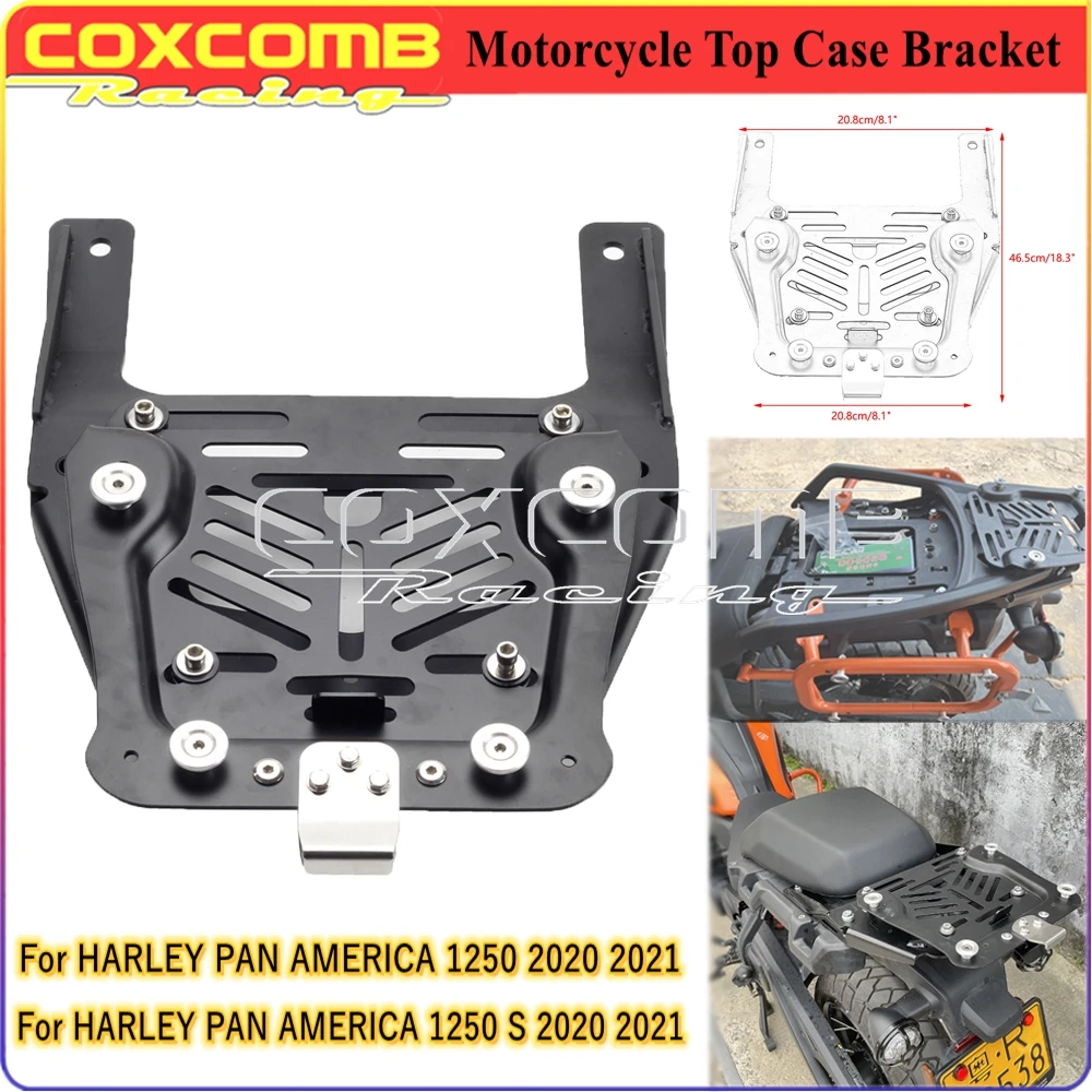 Black Motorcycle Rear Tail Trunk Support Luggage Rack Top Box Shelf Carrier Bracket For Harley Pan America 1250 S 1250S 2020-24
Black Motorcycle Rear Tail Trunk Support Luggage Rack Top Box Shelf Carrier Bracket For Harley Pan America 1250 S 1250S 2020-24