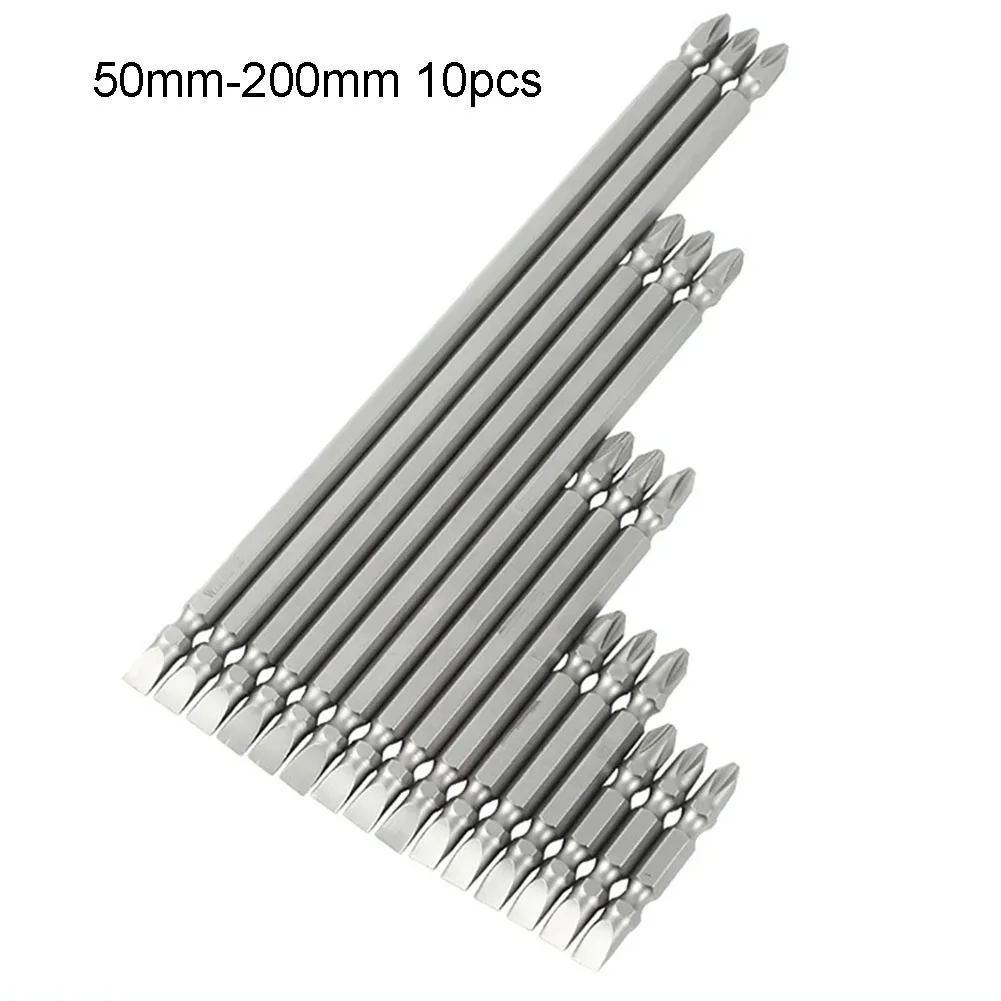 10pcs Double Head Magnetic Screwdriver Bit Set PH2 Slotted Screwdriver Bits Alloy Steel Screw Driver Hand Tools 50-200mm
10pcs Double Head Magnetic Screwdriver Bit Set PH2 Slotted Screwdriver Bits Alloy Steel Screw Driver Hand Tools 50-200mm