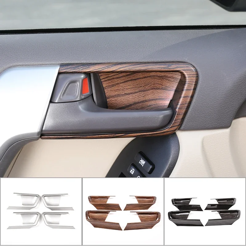 

For Toyota Land Cruiser Prado FJ150 150 2014 -2018 Car Styling Inner Door Handle Bowl Cover Trim Stickers Decoration Accessories