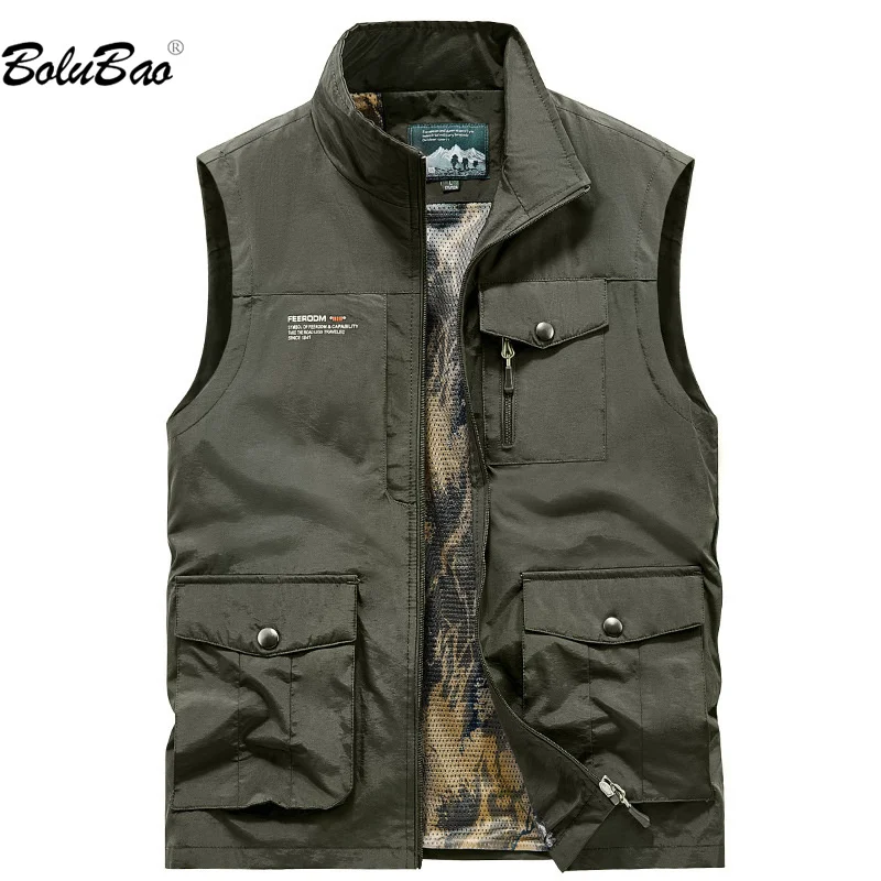 BOLUBAO 2023 Outdoor Leisure Vest For Men Multi-Pocket Field Fishing Coat High Quality Design Selling Breathable Vest For Men
BOLUBAO 2023 Outdoor Leisure Vest For Men Multi-Pocket Field Fishing Coat High Quality Design Selling Breathable Vest For Men