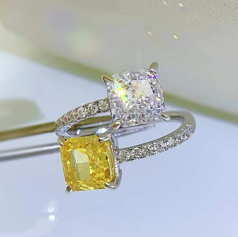 Handmade Topaz Diamond Ring 100% Real 925 sterling silver Party Wedding band Rings for Women Bridal Promise Engagement Jewelry
Handmade Topaz Diamond Ring 100% Real 925 sterling silver Party Wedding band Rings for Women Bridal Promise Engagement Jewelry