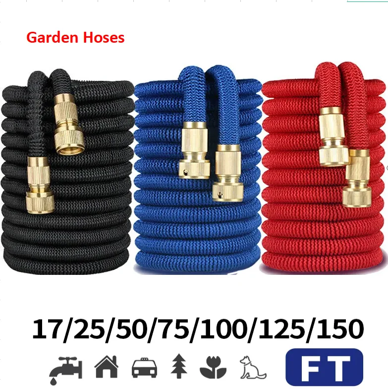 Flexible Garden Hose Water Expandable Watering Hose High Pressure Car Wash Watering Hose Garden Irrigation Magic Hose Pipe
Flexible Garden Hose Water Expandable Watering Hose High Pressure Car Wash Watering Hose Garden Irrigation Magic Hose Pipe