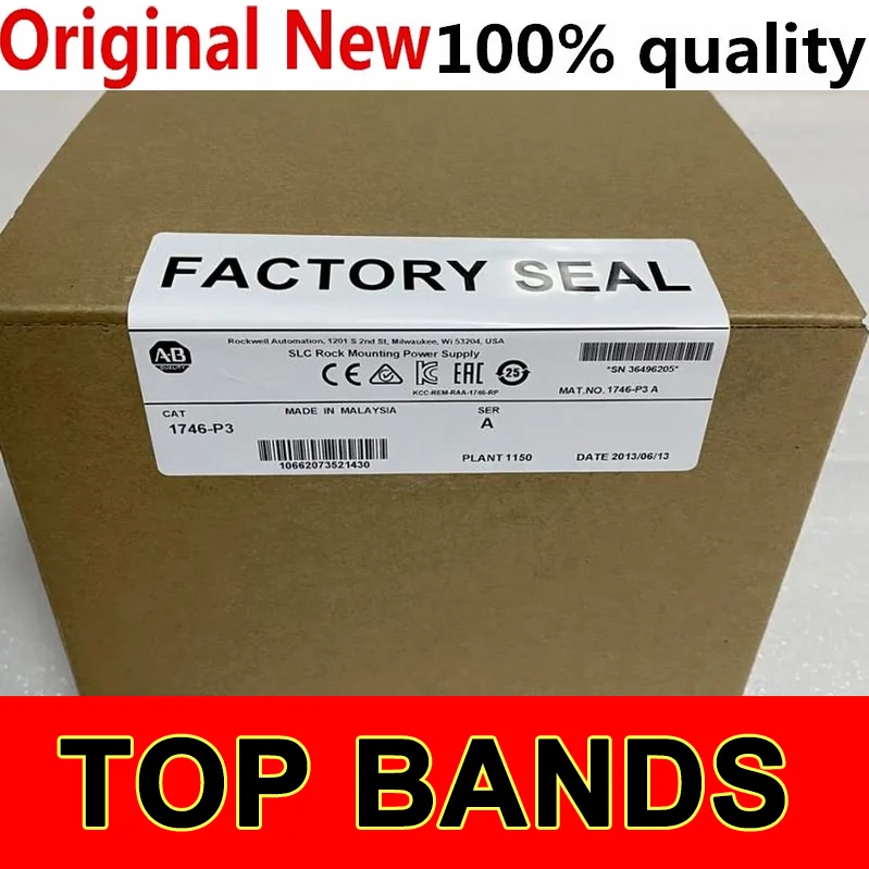 Новый оригинальный AB 1746-P3 SER A SLC 500 1746P3 1 шт.-модуль
Новый оригинальный AB 1746-P3 SER A SLC 500 1746P3 1 шт.-модуль