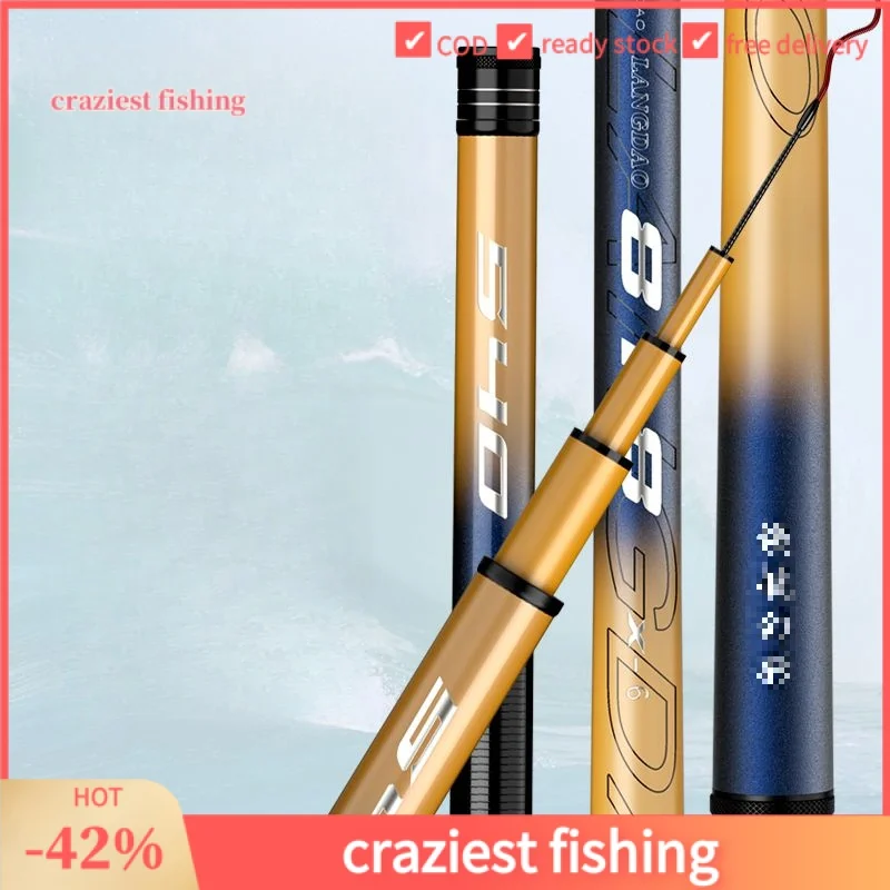 

Cutlassfish Fishing Rod 5 M 6 M Telescopic Pole Carp Fishing Accessories Kastking Carbon Rod for Reel Casting Spinning Rods Kit