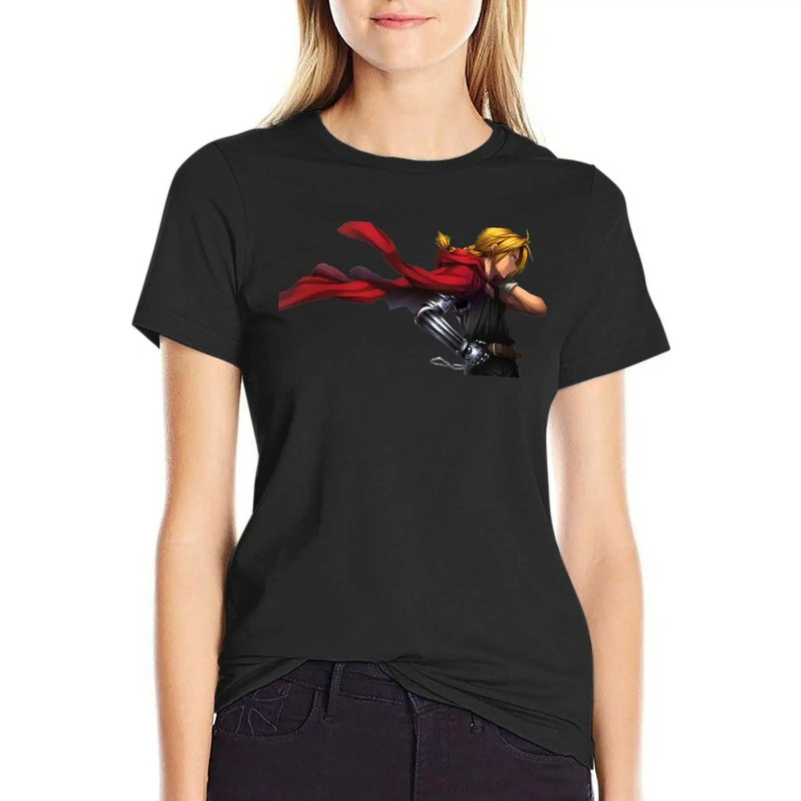 Edward T-Shirt plus size tops Female clothing graphics hippie clothes Summer Women's clothing
Edward T-Shirt plus size tops Female clothing graphics hippie clothes Summer Women's clothing