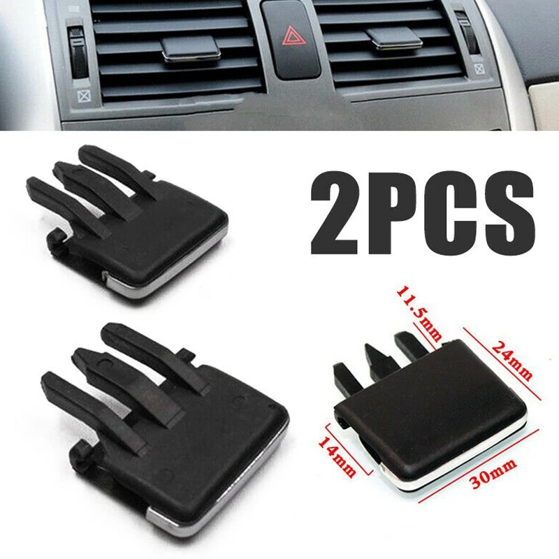 2X Front Center Side Air Vent Outlet Tab Clips, AC Vent Adjustment Buckle Repair Kit for Toyota Corolla 2009-2013
2X Front Center Side Air Vent Outlet Tab Clips, AC Vent Adjustment Buckle Repair Kit for Toyota Corolla 2009-2013