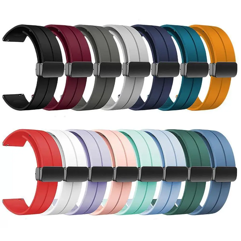 20mm 22mm Silicone Watch Band Quick Release Replacement Strap Folding Buckle Wristwatch Bracelet For Women Men Sports Smartwatch
20mm 22mm Silicone Watch Band Quick Release Replacement Strap Folding Buckle Wristwatch Bracelet For Women Men Sports Smartwatch