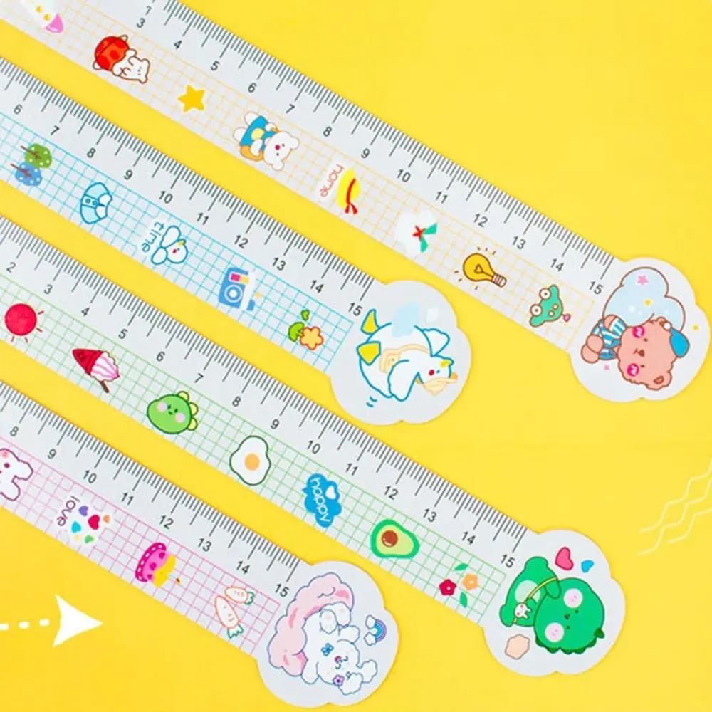 Cute Measuring Ruler Cartoon Animal Dinosaur Bear Pattern Straight Rulers Multifunctional Soft Soft Ruler Children Drawing
Cute Measuring Ruler Cartoon Animal Dinosaur Bear Pattern Straight Rulers Multifunctional Soft Soft Ruler Children Drawing