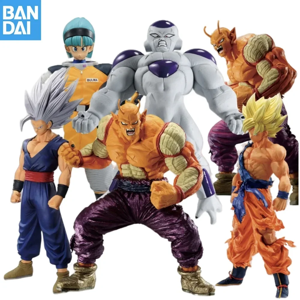 

Bandai Anime Original Ichiban KUJI Dragon Ball Son Gohan Piccolo Son Goku Frieza Pan Action Figure Toys for Boys Children Gifts