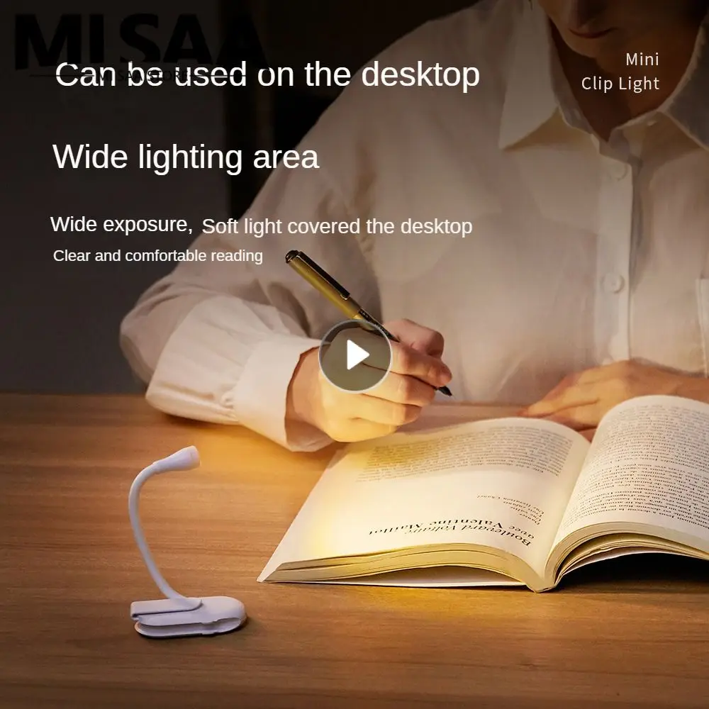 Mini Folder Book Light Portable Clip Night Lamp Usb Charging Led Dimmable Bedroom Eye Care Camping Led Clip 360° Flip To Read
Mini Folder Book Light Portable Clip Night Lamp Usb Charging Led Dimmable Bedroom Eye Care Camping Led Clip 360° Flip To Read