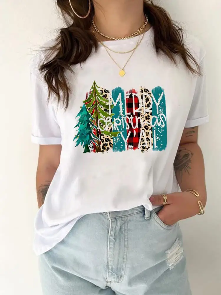 Merry Christmas Top Holiday Clothing New Year Fashion Tree Style Lovely Cute Sweet Print Women T-shirt Tee Graphic T Shirt
Merry Christmas Top Holiday Clothing New Year Fashion Tree Style Lovely Cute Sweet Print Women T-shirt Tee Graphic T Shirt