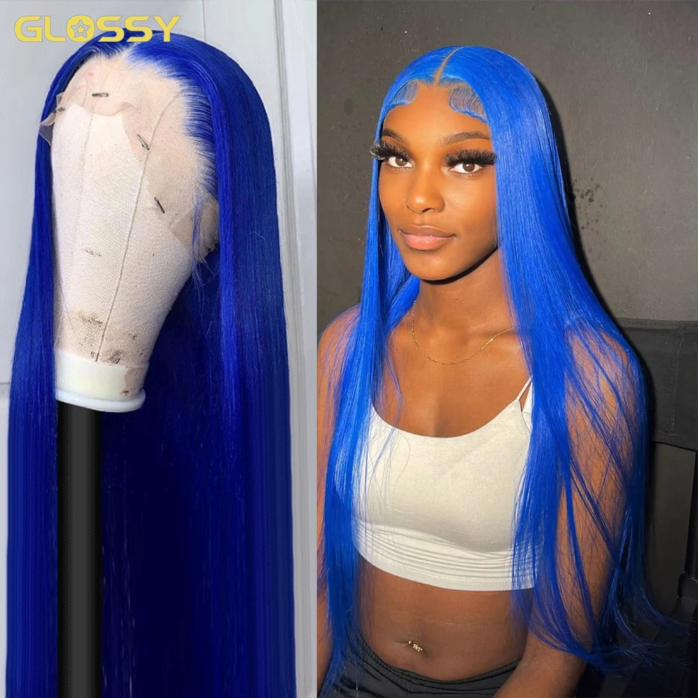 30 32 Inch Straight Blue Lace Front Human Hair Wig 13x4 Lace Frontal Glueless Ready To Wear Brazilian Wigs On Sale Free Shipping
30 32 Inch Straight Blue Lace Front Human Hair Wig 13x4 Lace Frontal Glueless Ready To Wear Brazilian Wigs On Sale Free Shipping