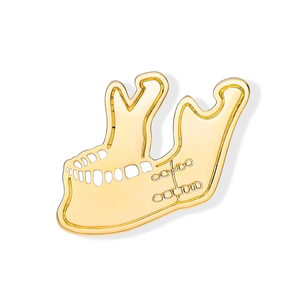 Teeth Mandibular Enamel Pin Brooch Jewelry Anatomical Design Lapel Backpack Decorative Hospital Orthopedic Research Gift
Teeth Mandibular Enamel Pin Brooch Jewelry Anatomical Design Lapel Backpack Decorative Hospital Orthopedic Research Gift