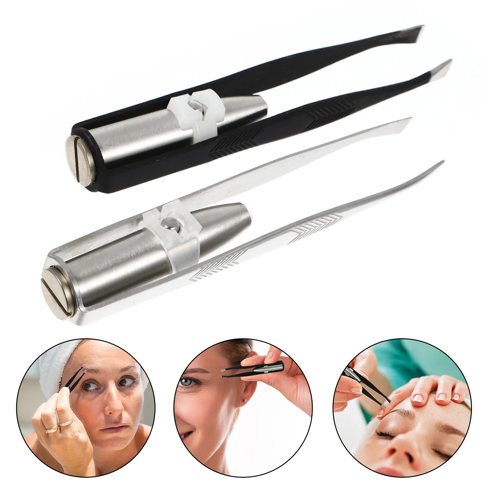 Stainless Steel Eyebrow Pliers Fake Eyelash Tweezers Eyelid Clip Eyebrow Tweezer With Light
Stainless Steel Eyebrow Pliers Fake Eyelash Tweezers Eyelid Clip Eyebrow Tweezer With Light
