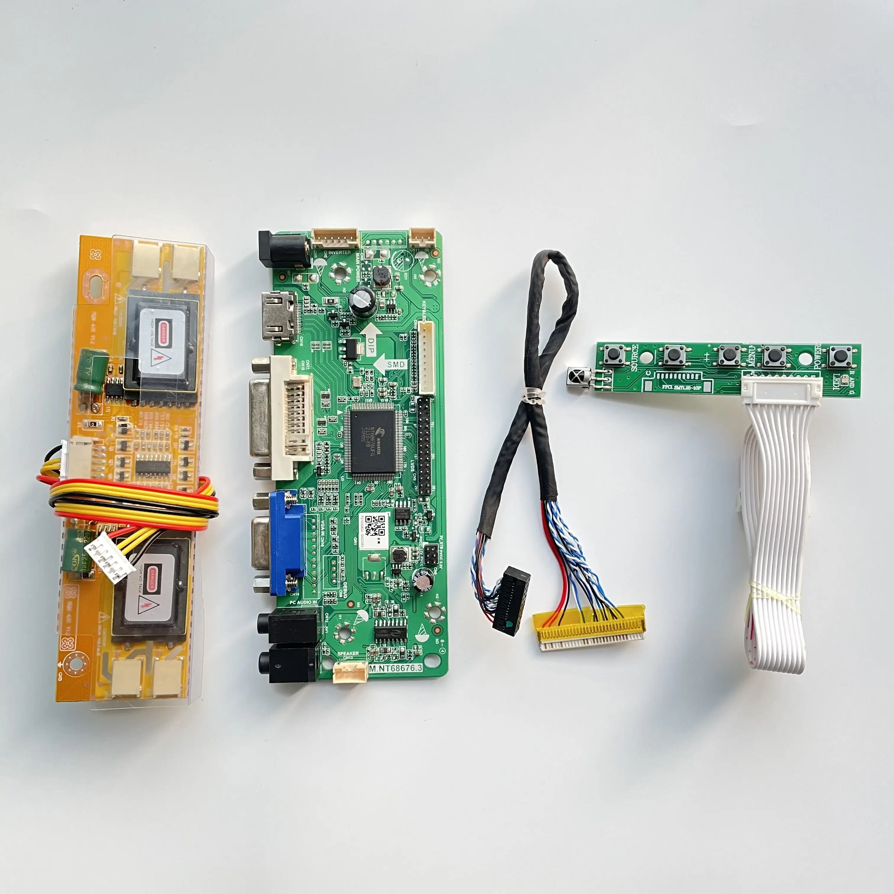 Kit for LM190WX1 TL Controller Board 2 Lamp or 4 Lamp Panel 1440x900 DIY 30pin HDMI+DVI+VGA LCD Audio
Kit for LM190WX1 TL Controller Board 2 Lamp or 4 Lamp Panel 1440x900 DIY 30pin HDMI+DVI+VGA LCD Audio