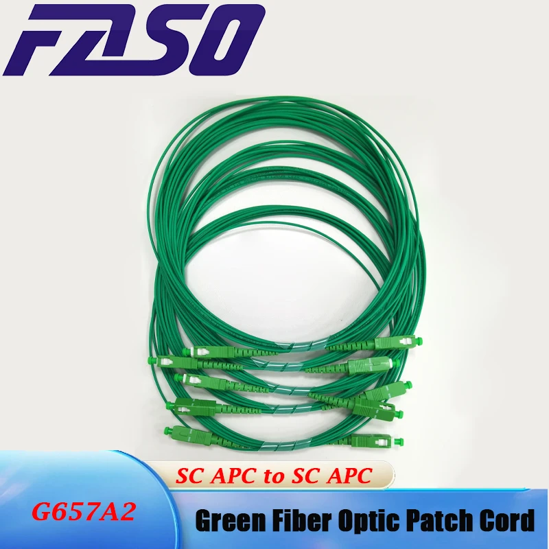 100PCS/50PCS G65A2 1.6mm Green France Optical Fiber Cable 4m SC APC Fiber Optic Patch Cord Simplex SM Fiber Optic Cable
100PCS/50PCS G65A2 1.6mm Green France Optical Fiber Cable 4m SC APC Fiber Optic Patch Cord Simplex SM Fiber Optic Cable