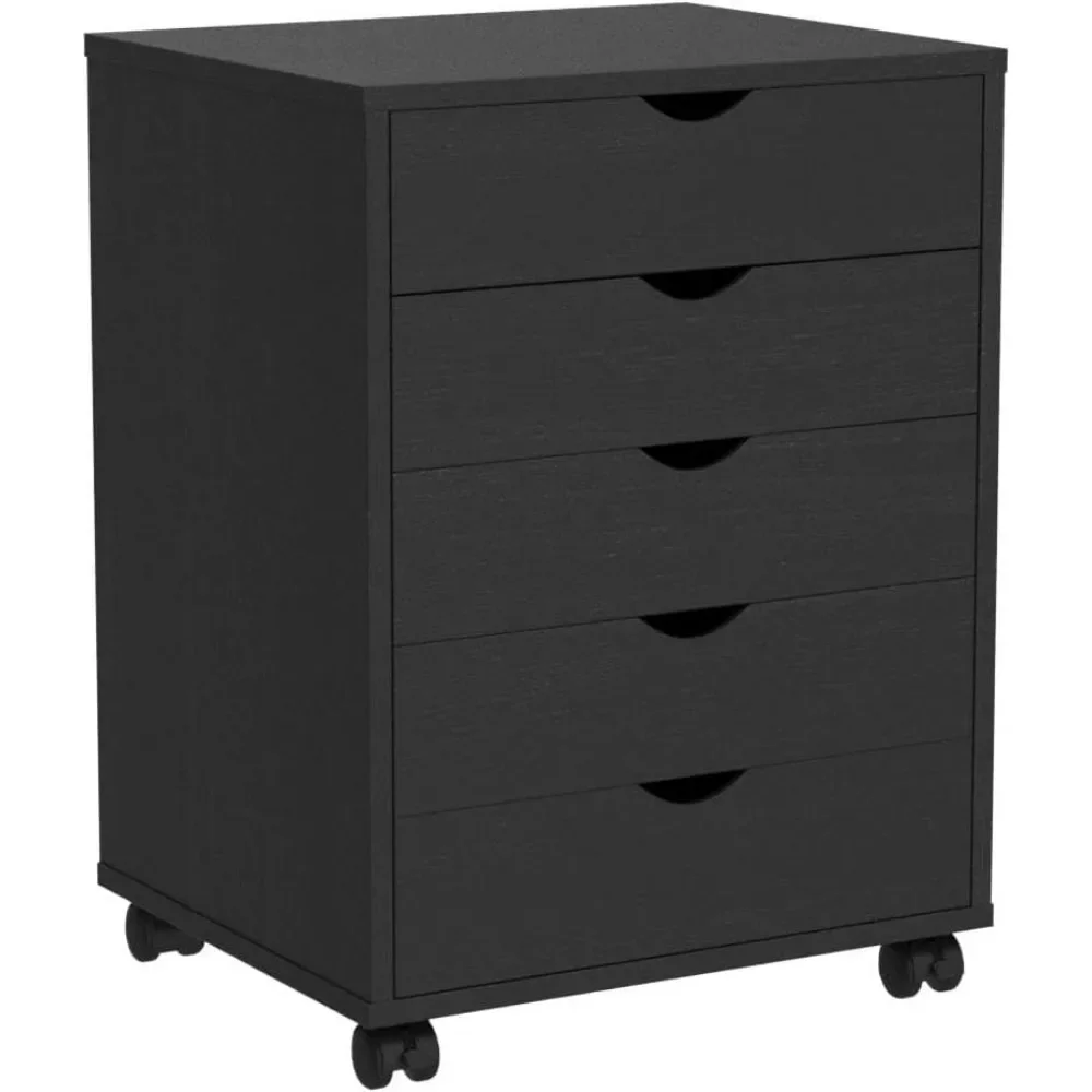 5 Drawer Filing Cabinets, Mobile File Cabinet with Wheels, Home Office Storage Dresser Cabinet
5 Drawer Filing Cabinets, Mobile File Cabinet with Wheels, Home Office Storage Dresser Cabinet