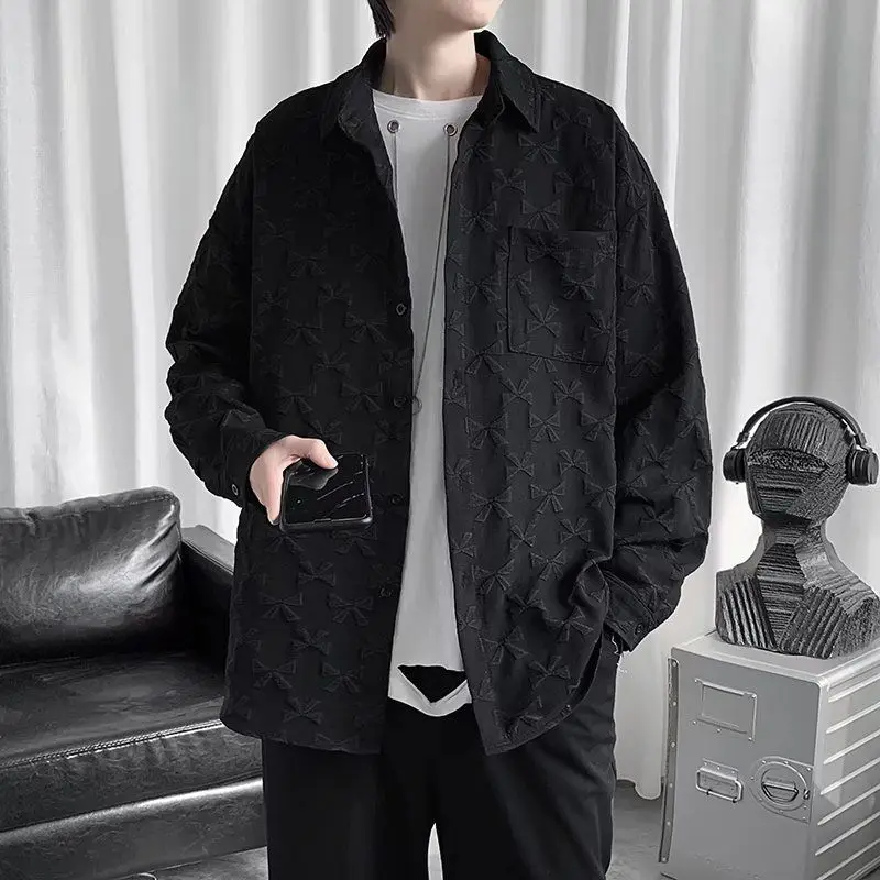 Fashion Shirts for Men Turn-down Collar Long Stylish Pattern Japanese Korean Hip Hop Casual Men's Shirts Baggy Long Sleeve
Fashion Shirts for Men Turn-down Collar Long Stylish Pattern Japanese Korean Hip Hop Casual Men's Shirts Baggy Long Sleeve