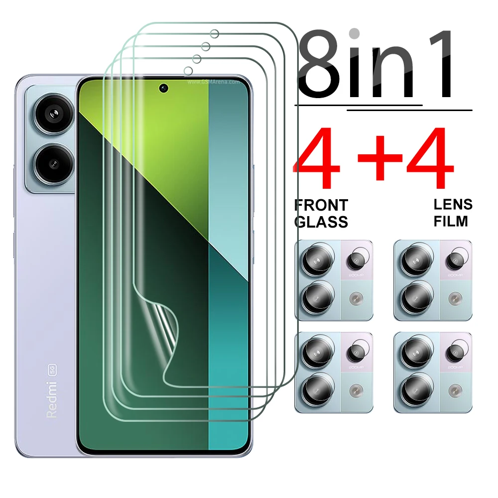 8in1 For Xiaomi Redmi Note 13 Pro 5G HD hydrogel film Ready note13 pro 4G Soft film Note13pro plus Camera Lens Protective Glass
8in1 For Xiaomi Redmi Note 13 Pro 5G HD hydrogel film Ready note13 pro 4G Soft film Note13pro plus Camera Lens Protective Glass