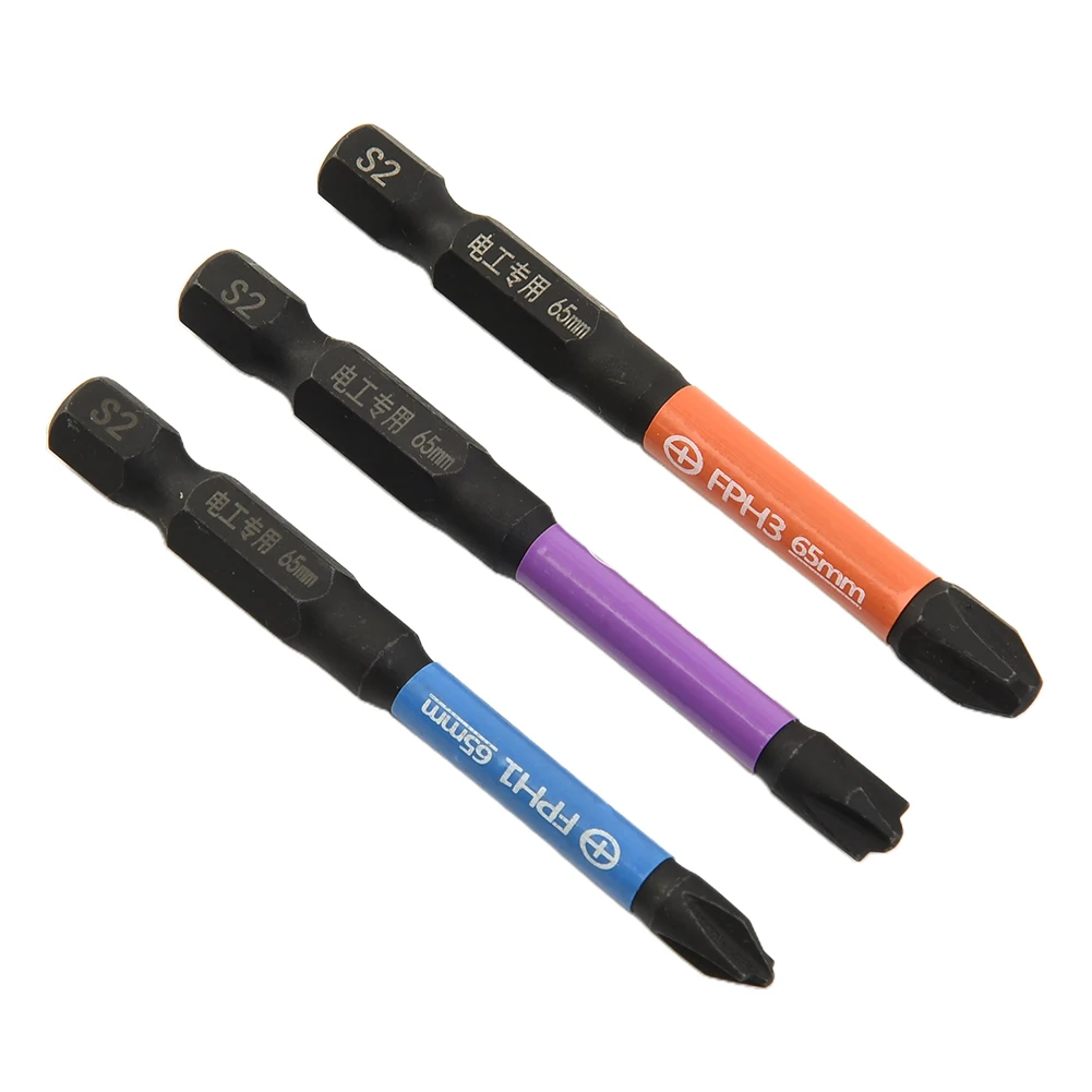 Cross Screwdriver Bit 3pcs 65mm Accessories Alloy Steel Drill Bit For Electrician Magnetic PH1 Special Slotted
Cross Screwdriver Bit 3pcs 65mm Accessories Alloy Steel Drill Bit For Electrician Magnetic PH1 Special Slotted