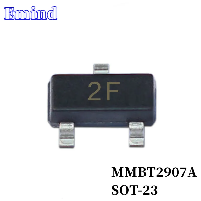 500/1000/2000/3000Pcs MMBT2907A SMD Transistor SOT-23 Footprint 2F Silkscreen PNP Type 40V/1200mA Bipolar Amplifier Transistor
500/1000/2000/3000Pcs MMBT2907A SMD Transistor SOT-23 Footprint 2F Silkscreen PNP Type 40V/1200mA Bipolar Amplifier Transistor