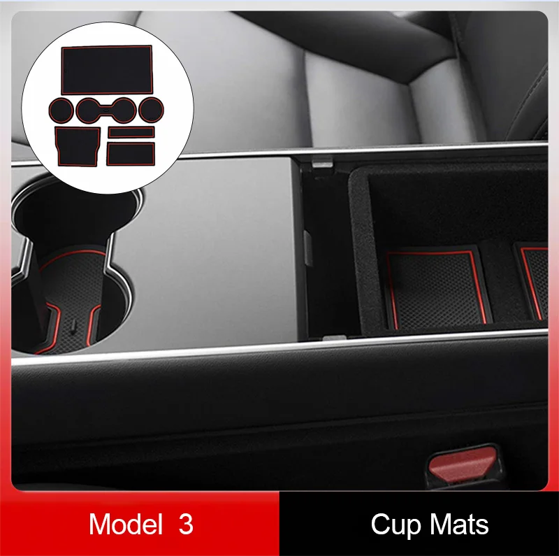 For Tesla Model 3 Door Slot Mat Water Cup Limit Mat Central Control Non-slip Seven-piece Set Silicone Accessories
For Tesla Model 3 Door Slot Mat Water Cup Limit Mat Central Control Non-slip Seven-piece Set Silicone Accessories