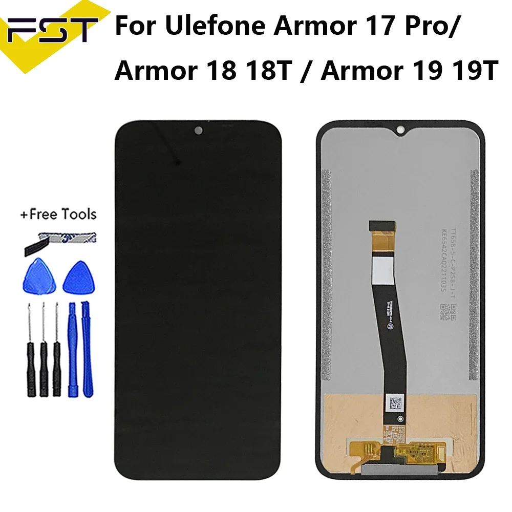 

NEW Original 6.58" For UleFone Armor 17 Pro LCD Display+Touch Screen Digitizer Assembly For Armor18 18T Armor 19 19T LCD Repair