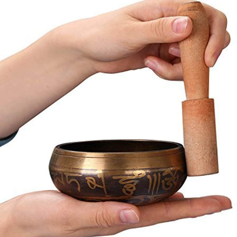 Himalaya Singing Bowl with Wood Stick and Cushion, Resonace Sound, Yoga Meditation, Buddhist Tibetan Bowl Set, Tibetan Buddhist
Himalaya Singing Bowl with Wood Stick and Cushion, Resonace Sound, Yoga Meditation, Buddhist Tibetan Bowl Set, Tibetan Buddhist