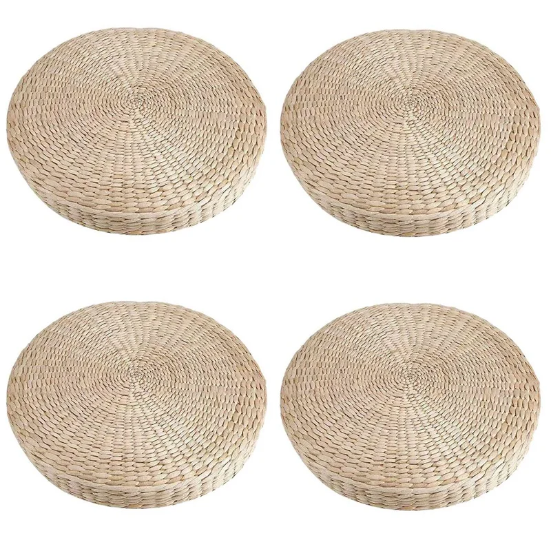 4X Round Straw Chair Seat Mat Grass Cushion Pad Beige Handmade Weave Floor Pillow Mat Yoga Tatami Decor 40X40cm
4X Round Straw Chair Seat Mat Grass Cushion Pad Beige Handmade Weave Floor Pillow Mat Yoga Tatami Decor 40X40cm