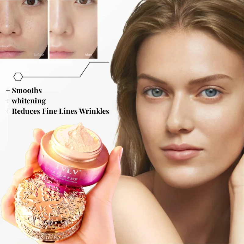377 Retinol Anti-wrinkle Face Cream Moisturizing Whitening Shrink Pores Firming Skin for Face Makeup Plain Face Cream
377 Retinol Anti-wrinkle Face Cream Moisturizing Whitening Shrink Pores Firming Skin for Face Makeup Plain Face Cream