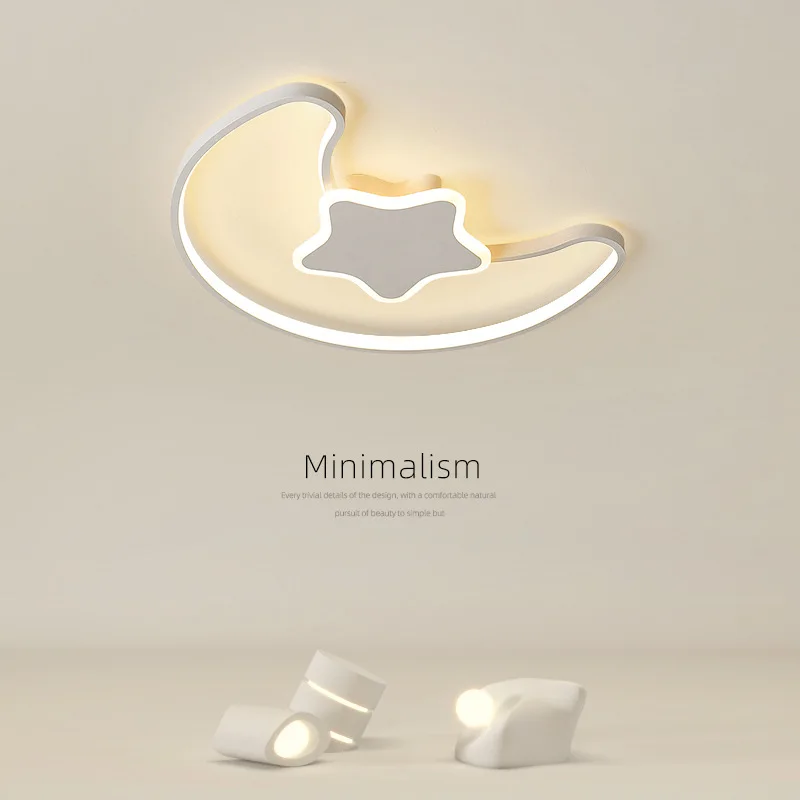 Children's Room Lamp Ceiling Lamp Modern Minimalist Creative Star Moon Warm Boy Girl Eye Protection Study Bedroom Light
Children's Room Lamp Ceiling Lamp Modern Minimalist Creative Star Moon Warm Boy Girl Eye Protection Study Bedroom Light