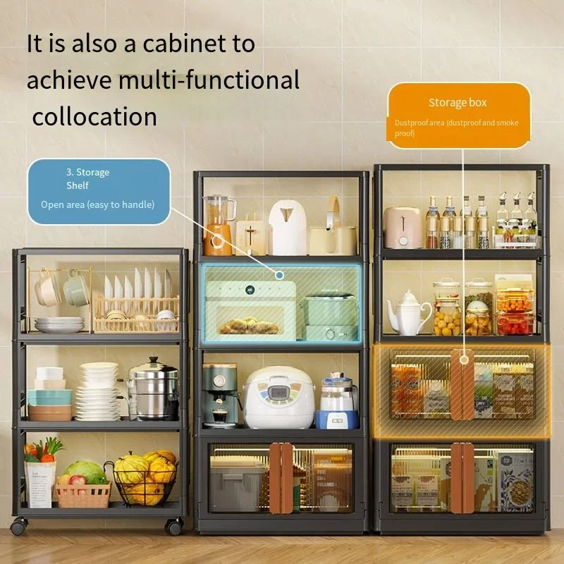 Kitchen Storage Rack Kitchen Supplies Fruit, Vegetable and Snack Storage Rack Removable Trolley Storage Rack Multi-Layer Folding
Kitchen Storage Rack Kitchen Supplies Fruit, Vegetable and Snack Storage Rack Removable Trolley Storage Rack Multi-Layer Folding