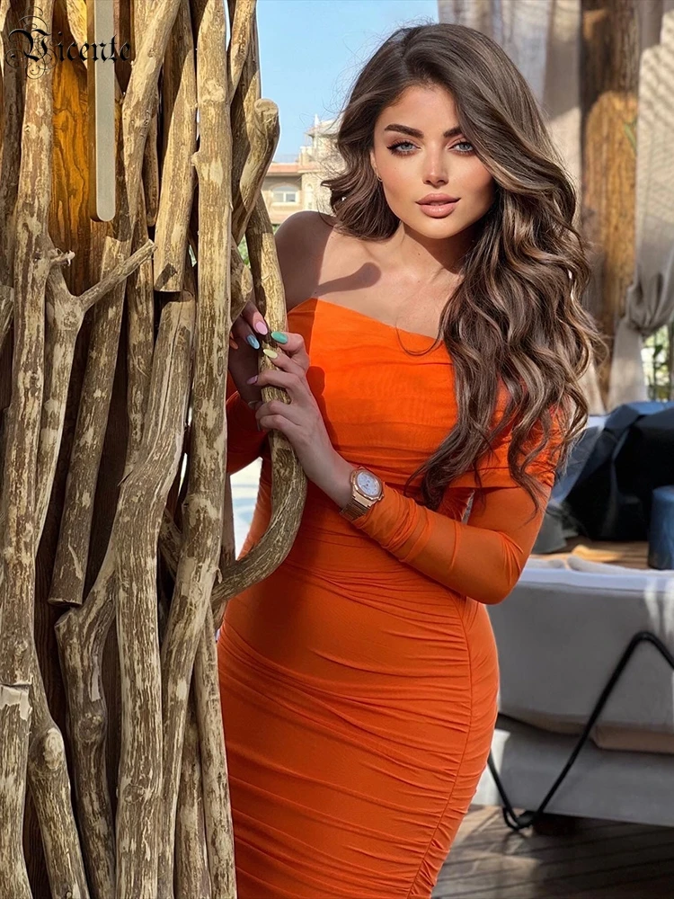 VC Free Shipping Mini Dress Women Summer Draped Mesh Design Long Sleeves Diagonal Collar Bandage Dresses
VC Free Shipping Mini Dress Women Summer Draped Mesh Design Long Sleeves Diagonal Collar Bandage Dresses